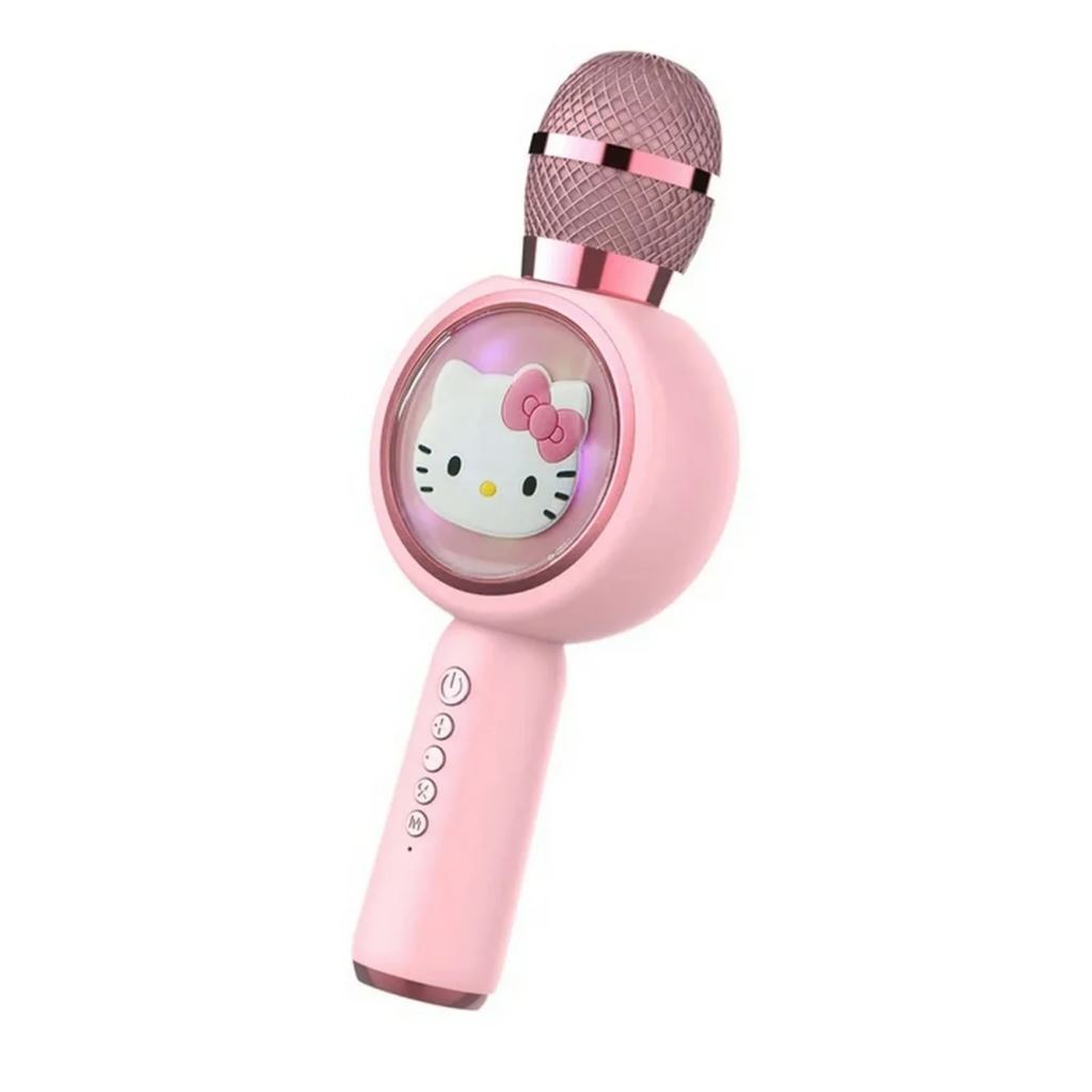OTL Technologies HK1210 Hello Kitty PopSing LED Karaoke Mikrofon Pink