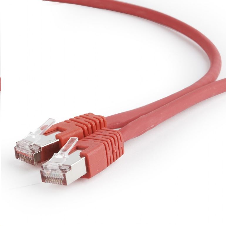 Gembird FTP CAT6A patch kábel 5m piros (PP6A-LSZHCU-R-5M) Gembird FTP CAT6A patch kábel 5m piros (PP6A-LSZHCU-R-5M)