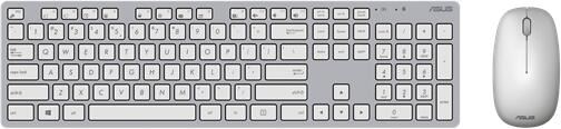 ASUS W5000 vezeték nélküli billentyűzet + optikai egér Copilot fehér