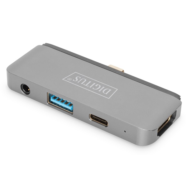 Digitus USB-C 4 portos univerzális mobil dokkoló (DA-70893)
