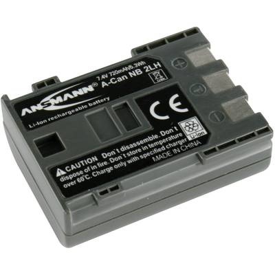 NB-2L, NB-2LH Canon kamera akku 7,4V 720 mAh, Ansmann NB-2L, NB-2LH Canon kamera akku 7,4V 720 mAh, Ansmann