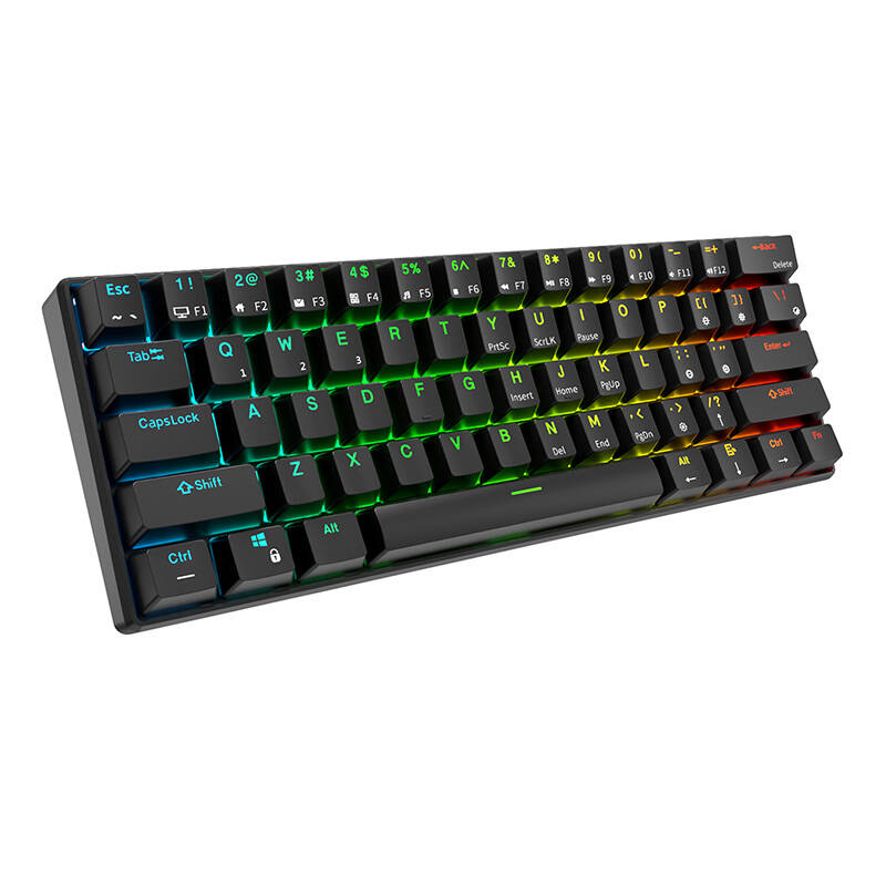 Mechanical keyboard Royal Kludge RK61 RGB, red switch (black) Mechanical keyboard Royal Kludge RK61 RGB, red switch (black)
