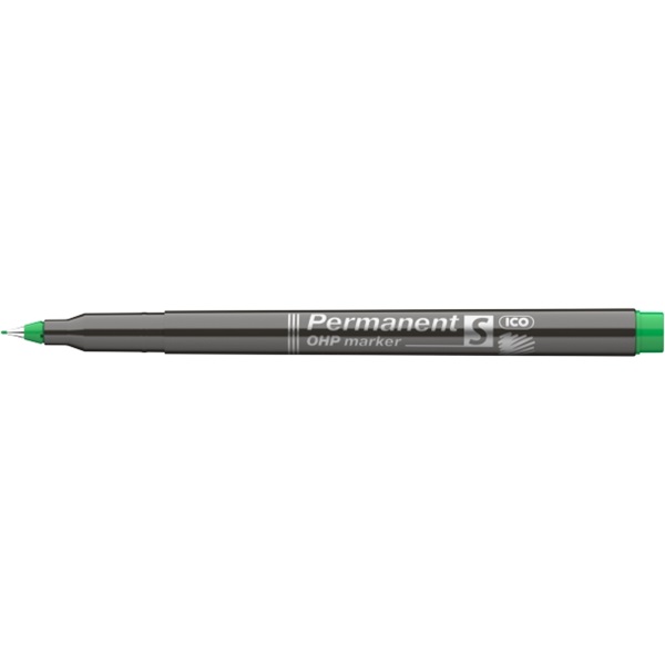 ICO OHP S 0,3mm zöld permanent marker