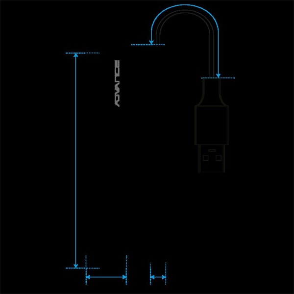 Advance XPAND SMART  USB-A to 4x USB-A3.0 USB Hub  Szürke 