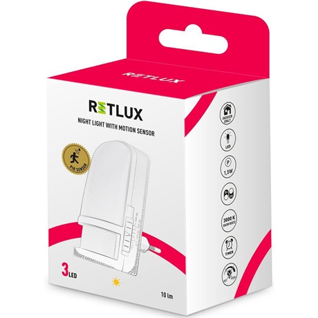 Retlux RNL 107 LED ÉJSZAKAI FÉNY +PIR ÉRZÉKELŐ