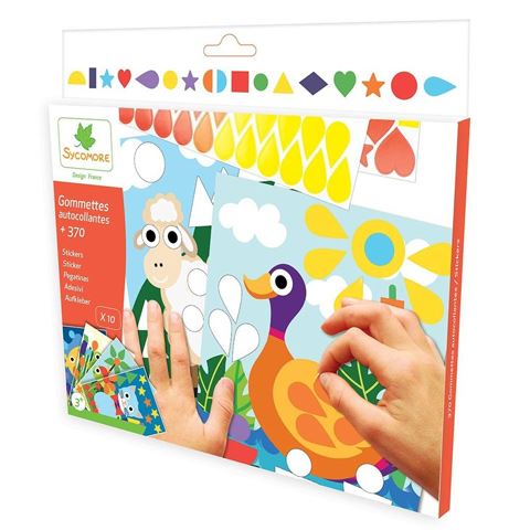 Flair Toys Sycomore: Színezz matricákkal, állatok (CRE44032)