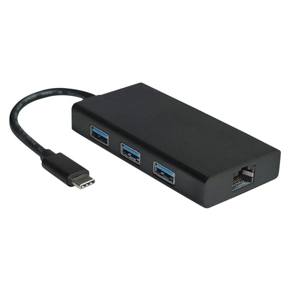 Value Konverter, USB 3.2 Gen1, 3port, Gigabit Ethernet (12.99.1109-10)