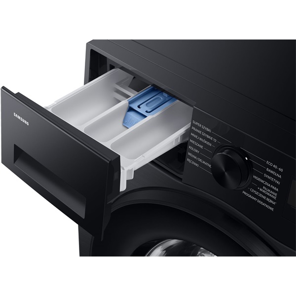 Samsung WW90DG5G34ABLE Elöltöltős keskeny mosógép Fekete - 9 kg,  1400 ford./perc, AI Ecobubble,