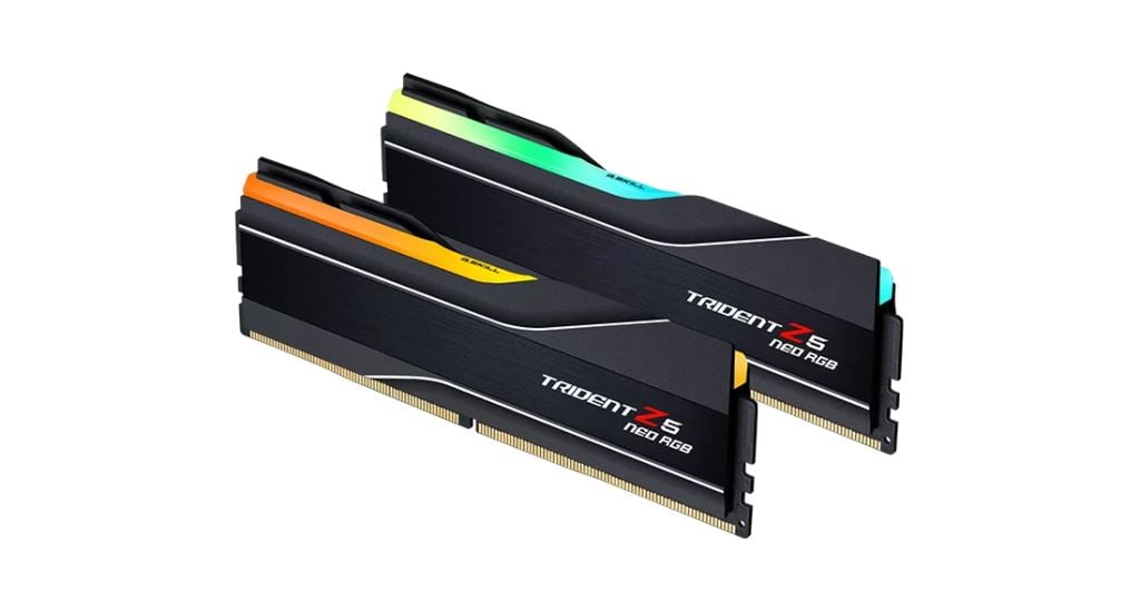 64GB 6000MHz DDR5 RAM G.Skill Trident Z5 Neo RGB CL32 (2x32GB) (F5-6000J3238G32GX2-TZ5NR)