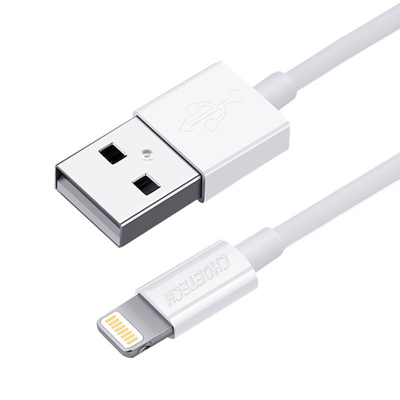 USB to Lightning cable Choetech IP0026, MFi,1.2m (white) USB to Lightning cable Choetech IP0026, MFi,1.2m (white)