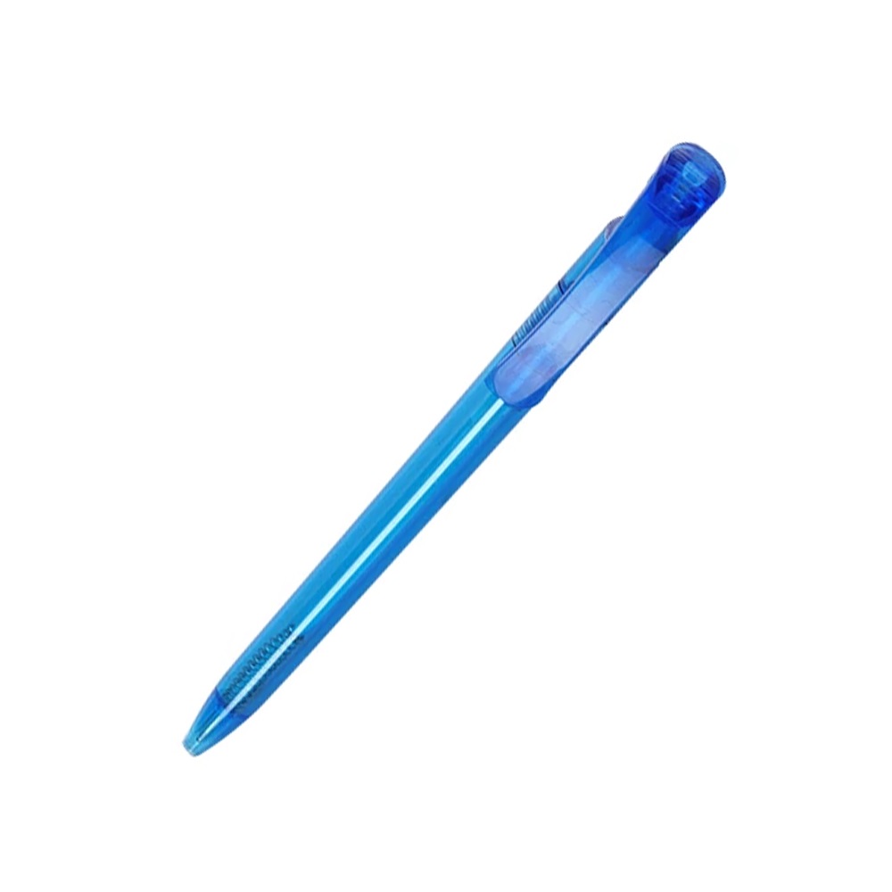 Bluering Golyóstoll 0,8mm, nyomógombos műanyag kék test, S88,  írásszín kék (F-8829)