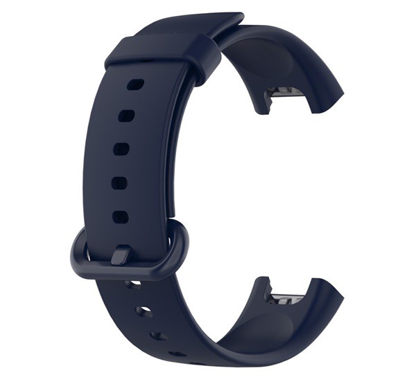 Pótszíj (szilikon, állítható, 20 mm, speciális) SÖTÉTKÉK [Xiaomi Mi Watch Lite]