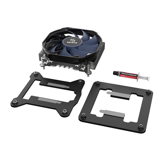 Akasa AK-CC7501BP01 ALUCIA H4i Alacsony Profilú CPU-hűtő