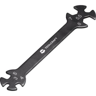 kettős gyűrűskulcs 3 - 8 mm TOOLCRAFT TO-5693100 kettős gyűrűskulcs 3 - 8 mm TOOLCRAFT TO-5693100