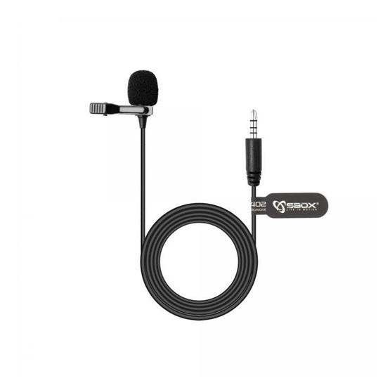 SBOX PM-402 3.5 mm Csíptethető mikrofon SBOX PM-402 3.5 mm Csíptethető mikrofon