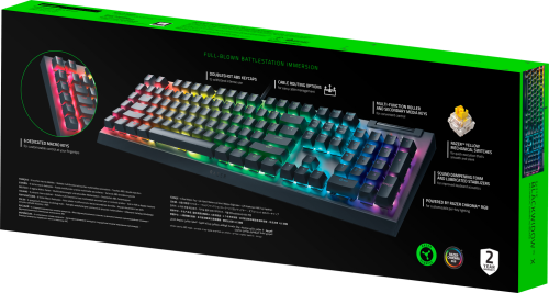 Razer BlackWidow V4 X (Yellow Switch) US Layout Razer BlackWidow V4 X (Yellow Switch) US Layout