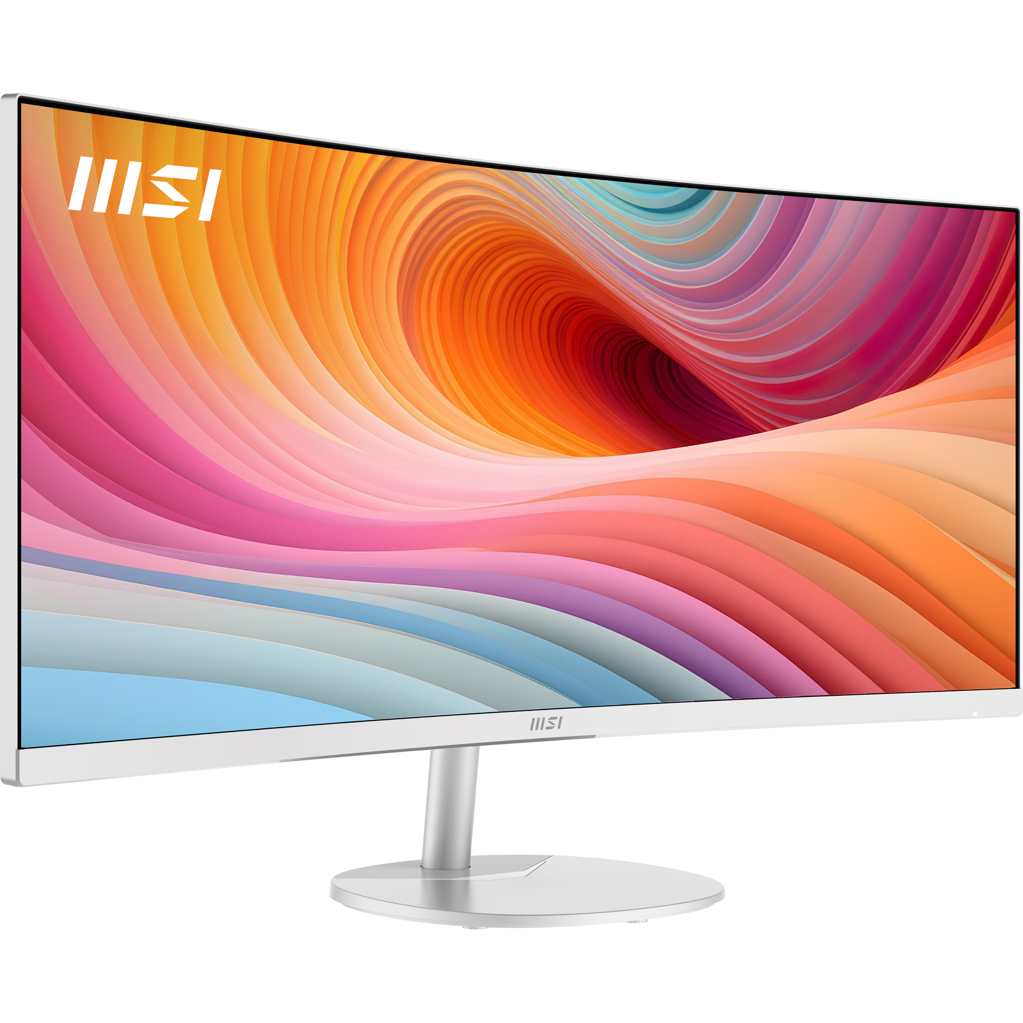 MSI 34" PRO MP341CQW E12 Monitor - 3440x1440, WQHD, LED, VA, 120Hz, 1ms, Ívelt, Hangszóró, FreeSync, Fehér