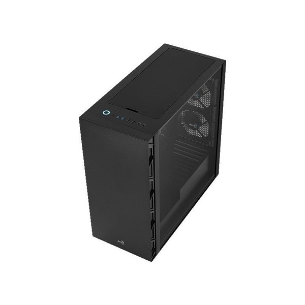 Aerocool Flo táp nélküli ház fekete (Flo-G-BK-v1)