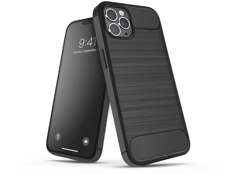 Haffner Carbon Xiaomi Redmi 10C szilikon tok fekete (PT-6458)