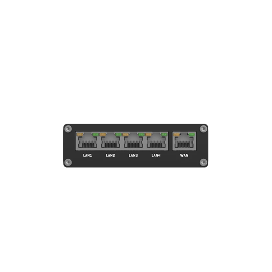 Teltonika 5xRJ45 port  USB  digitális I/O RutOS RMS router