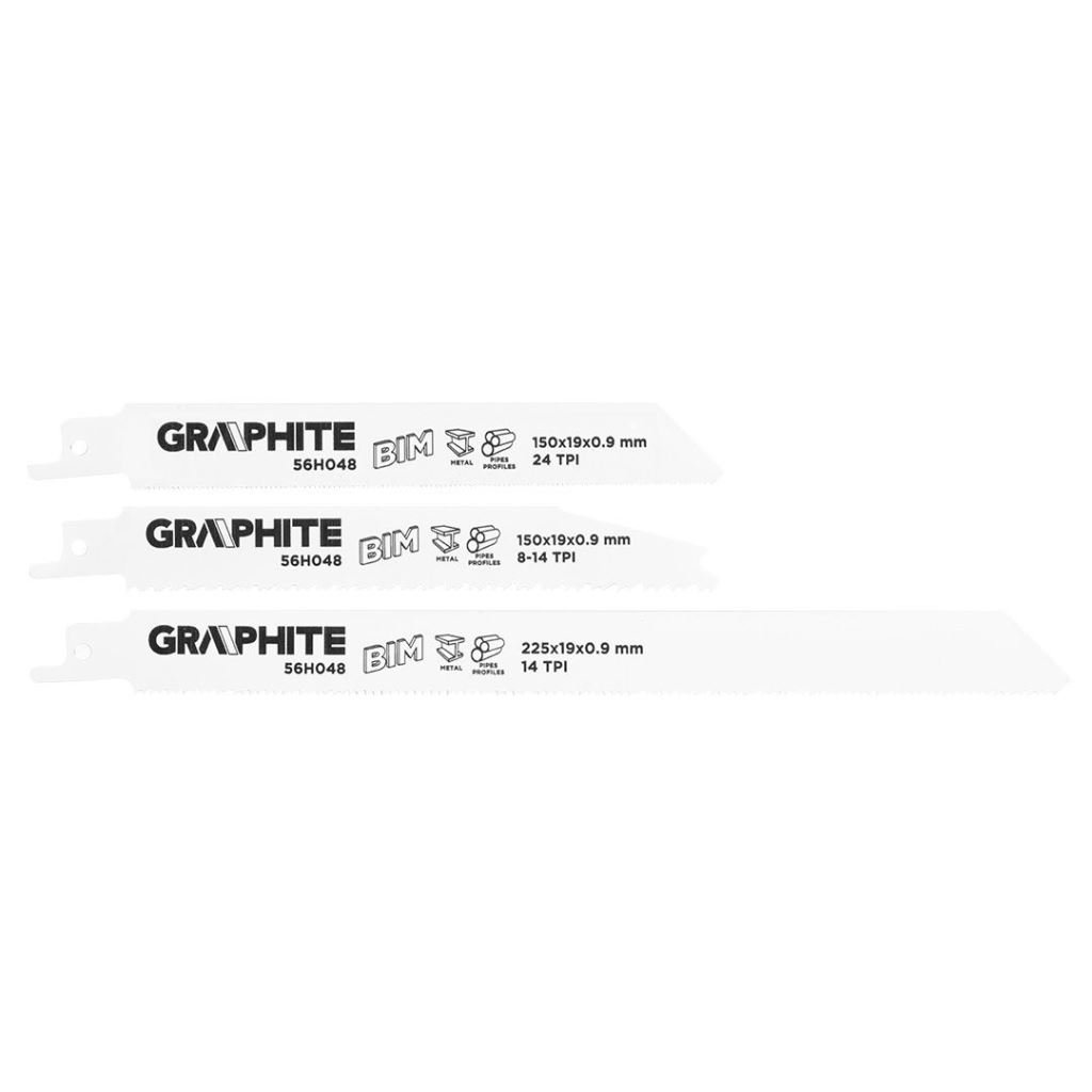 Graphite 56H048 orrfűrészlap készlet, 3db