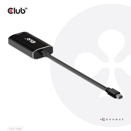  Club3D Mini DisplayPort 1.4 to HDMI 4K120Hz with DSC1.2 Active Adapter M/F