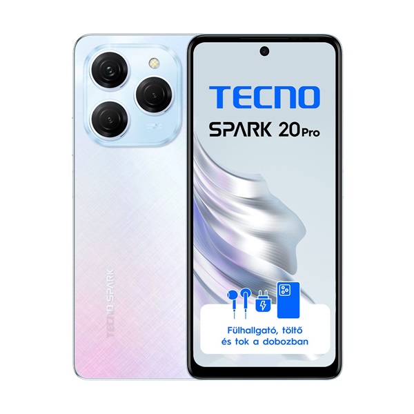 Tecno Spark 20 Pro 6,78" LTE 8/256GB DualSIM Frosty Ivory okostelefon Tecno Spark 20 Pro 6,78" LTE 8/256GB DualSIM Frosty Ivory okostelefon