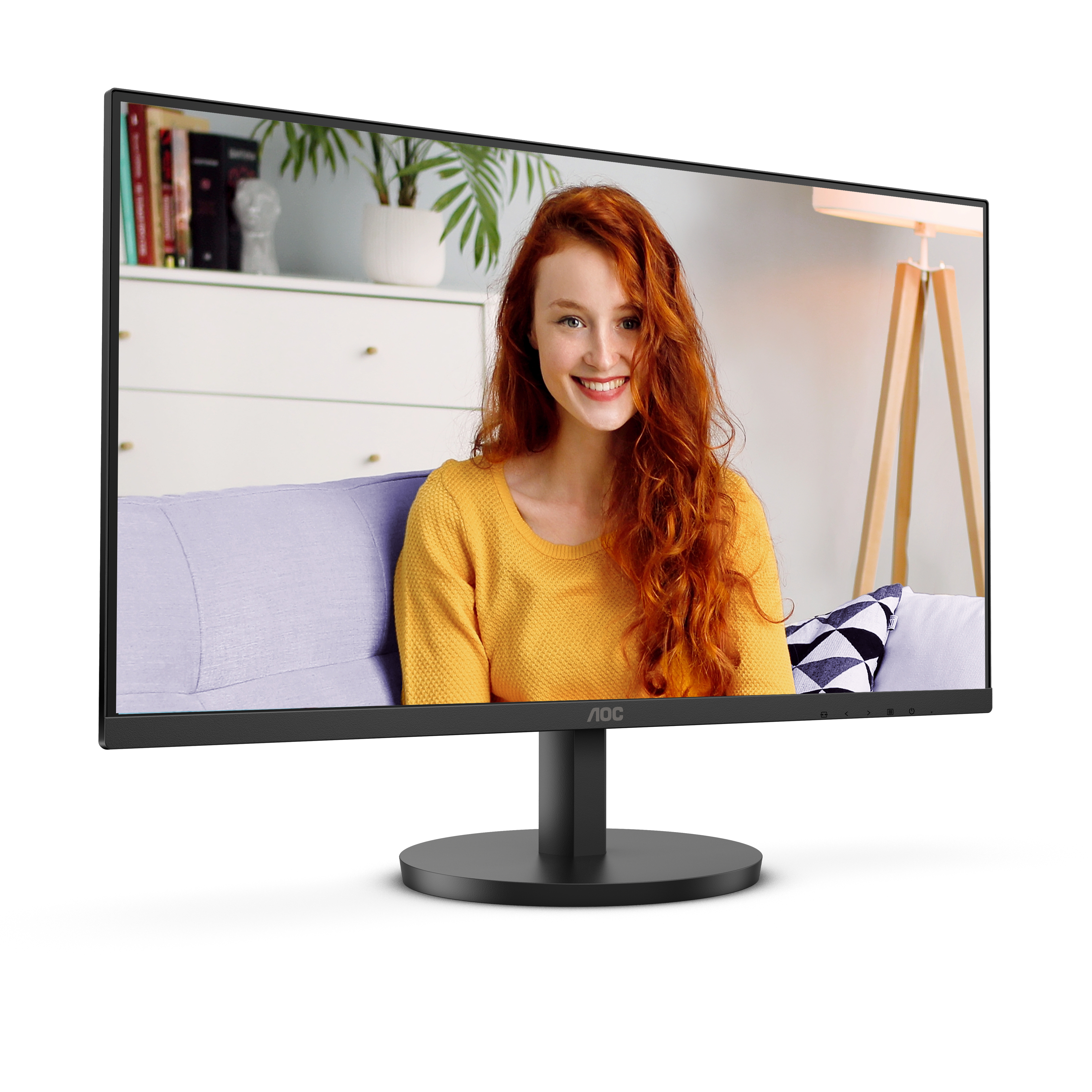 AOC 27" U27B3A Monitor - 3840x2160, IPS, 4ms, Fekete
