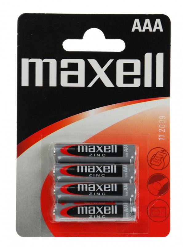 Maxell Alkáli AAA féltartós mini ceruza elem (4db / csomag) (LR03/MAX154035) Maxell Alkáli AAA féltartós mini ceruza elem (4db / csomag) (LR03/MAX154035)
