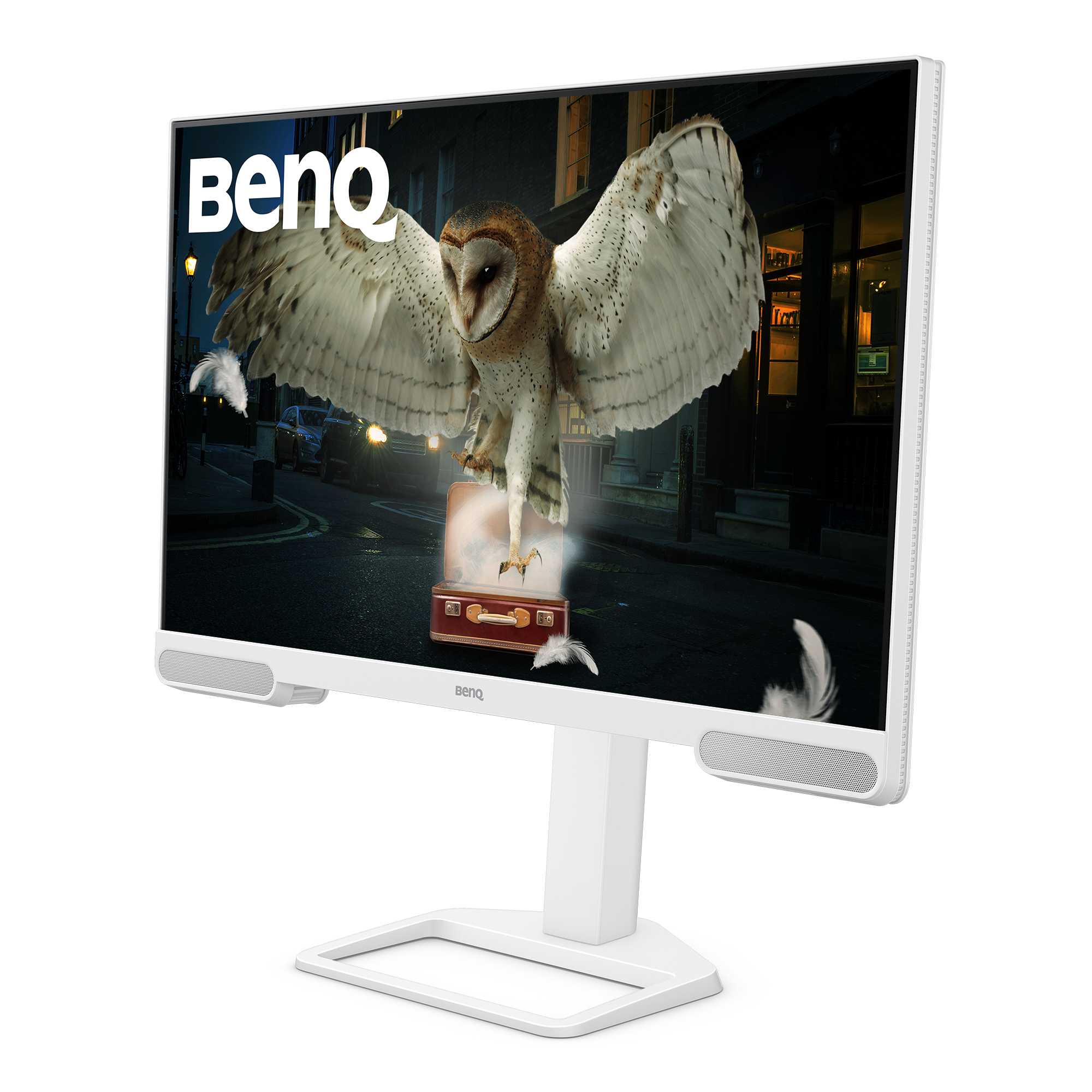 Benq 27" EW2790U Monitor - 3840x2160, 4K, LED, IPS, Hangszóró, Pivot, Fehér