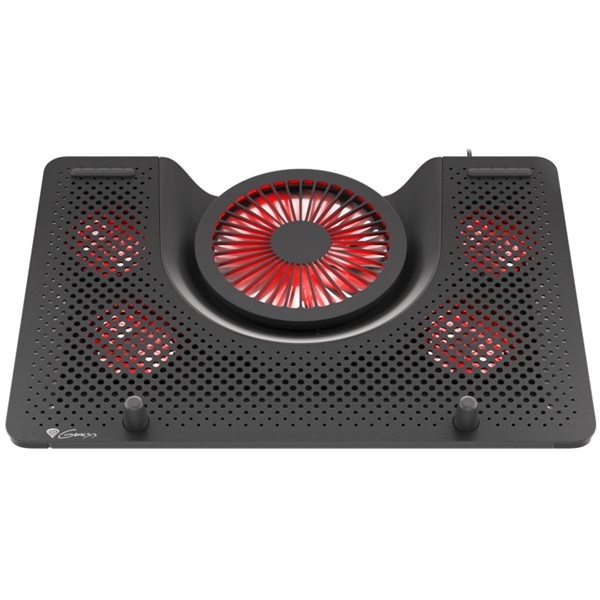Natec Genesis Oxid 550 15.6"-17.3" Notebook hűtő fekete-piros (NHG-1411)