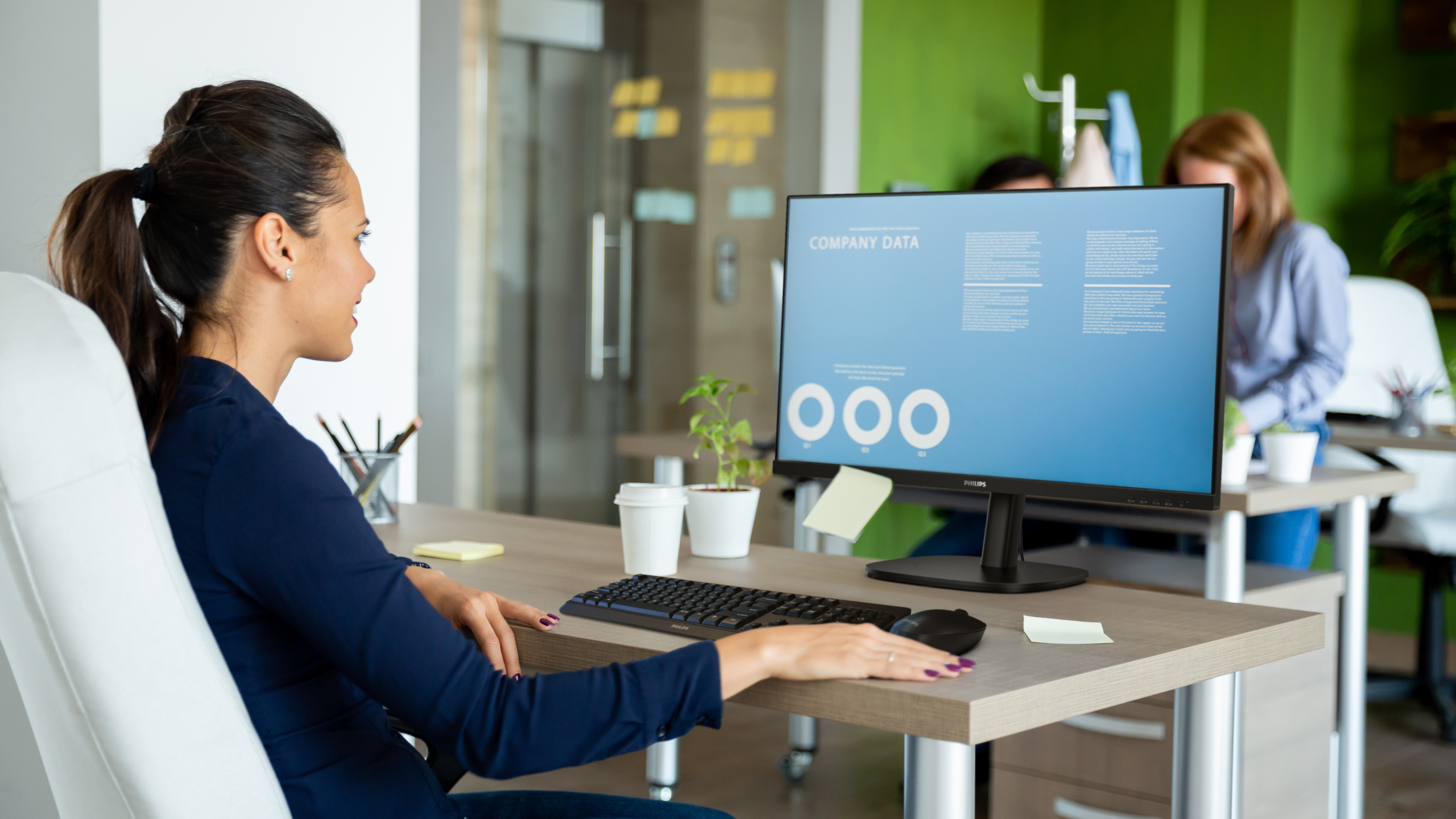 Philips 31,5" 32B2N3500 Monitor - QHD, LED, IPS, 2560x1440, 100Hz, 4ms, Fekete