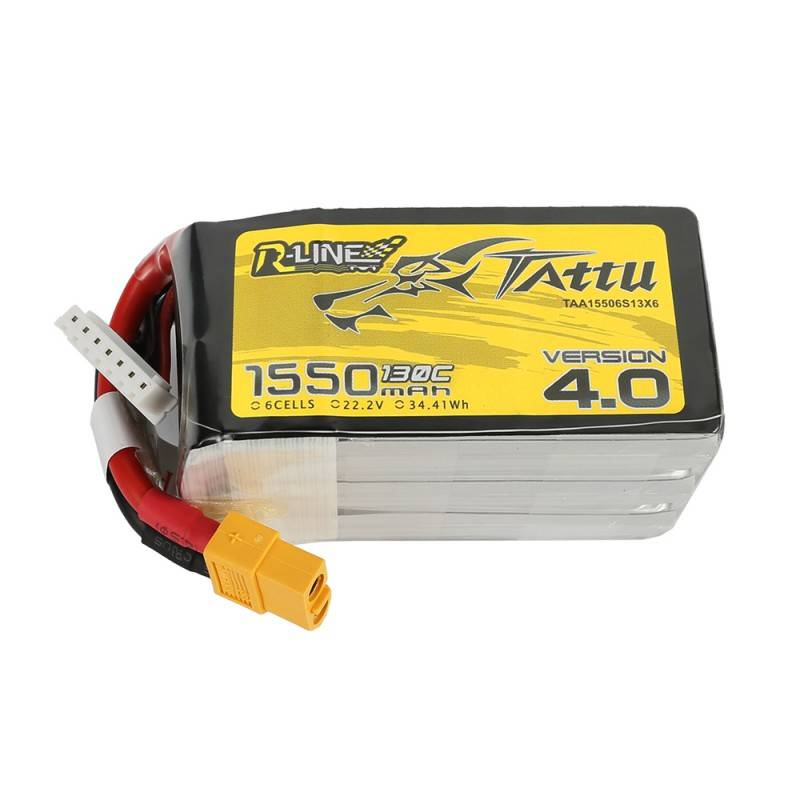 Tattu R-Line 4.0 1550mAh 22.2V 130C 6S1P XT60 akkumulátor Tattu R-Line 4.0 1550mAh 22.2V 130C 6S1P XT60 akkumulátor