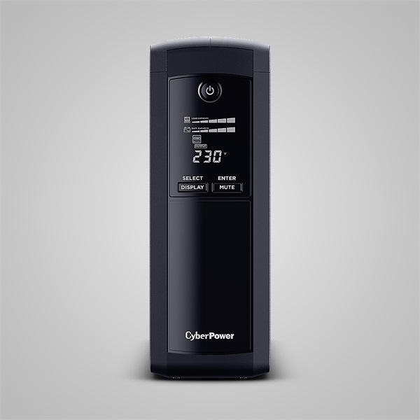 CYBERPOWER VP1600EILCD 1600VA 960W 230V szünetmentes tápegység + USB LINE-INTERACTIVE