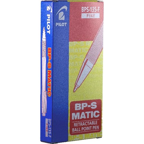 Pilot BP-S MATIC 12 db/csomag piros golyóstoll Pilot BP-S MATIC 12 db/csomag piros golyóstoll
