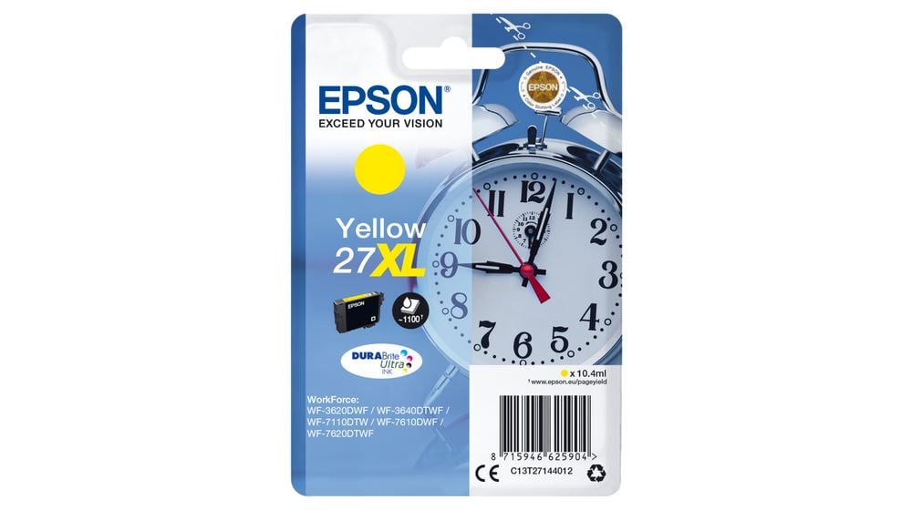 Epson 27XL DURABrite Ultra tintapatron sárga (C13T27144012) Epson 27XL DURABrite Ultra tintapatron sárga (C13T27144012)