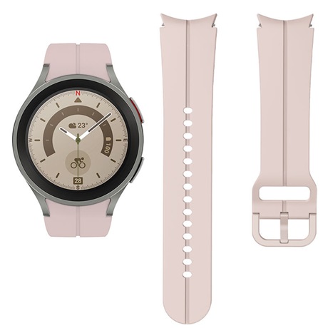 Mybandz 40427 SPORTOS SZILIKON ÓRASZÍJ GALAXY WATCH 4-5 /HALVÁNY PINK-RÉS NÉLKÜL/ 20MM Mybandz 40427 SPORTOS SZILIKON ÓRASZÍJ GALAXY WATCH 4-5 /HALVÁNY PINK-RÉS NÉLKÜL/ 20MM