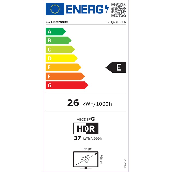 LG 32LQ630B6LA 32" HD Smart LED TV