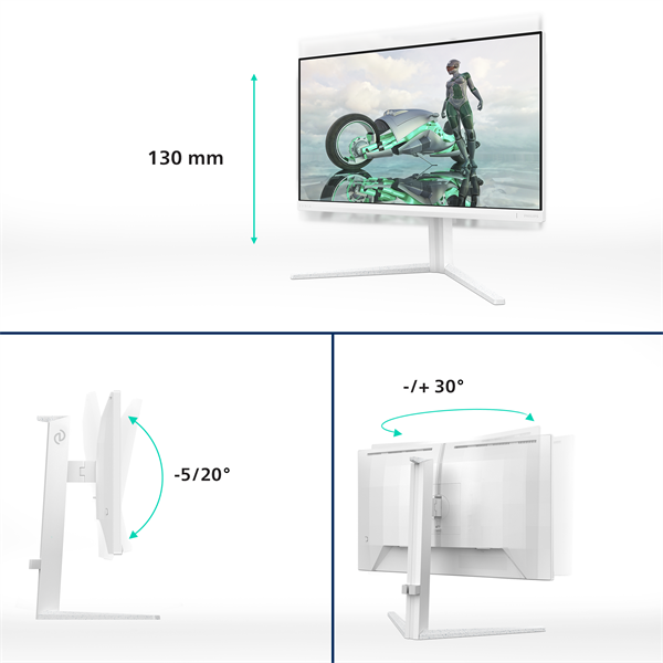 Philips 27" 27M2N3201A  1920x1080 1ms 180 Hz hangszóró  Gaming monitor