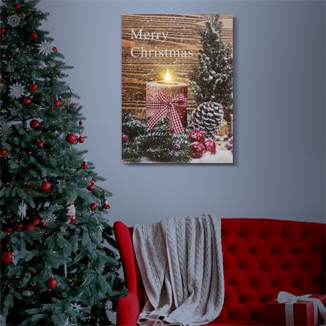 Family Christmas 58459 LED FALI KÉP 40 X 30 CM Family Christmas 58459 LED FALI KÉP 40 X 30 CM