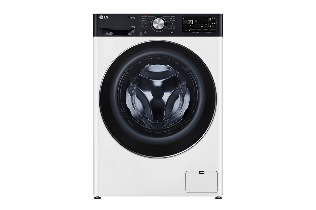 LG F4WR711S3HA Elöltöltős mosógép – 11 kg, 1350 ford./perc, A Energiaosztály, AI DD, LG Steam technológia, Gőz technológia