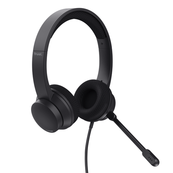 Trust 25089 Ayda USB-ENC PC vezetékes fekete headset