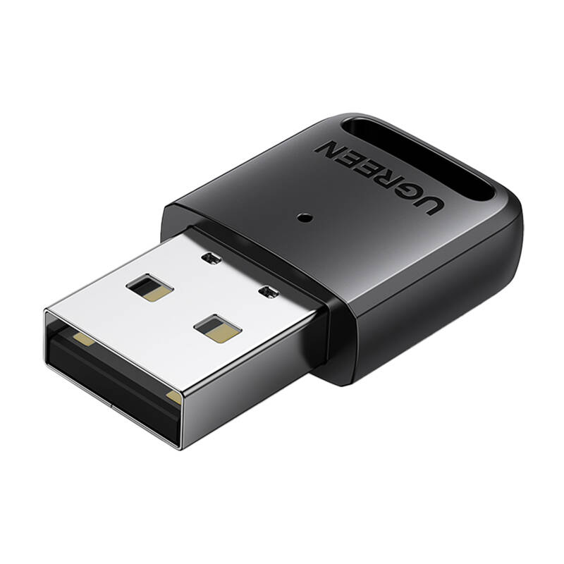 Bluetooth 5.3 Ugreen CM591 USB adapter/receiver  LED 20m Fekete