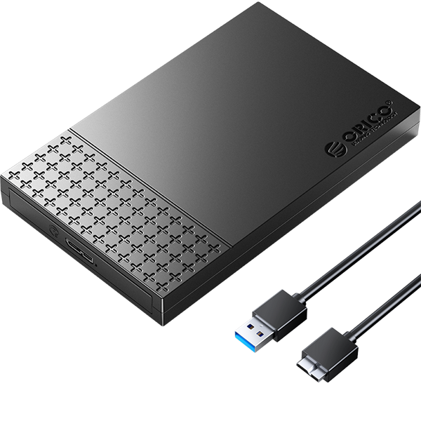 Orico  2526U3-V1-BK  USB-A 3.0, Max. 7-9,5 mm 2.5"   Külső HDD/SSD Ház Fekete 