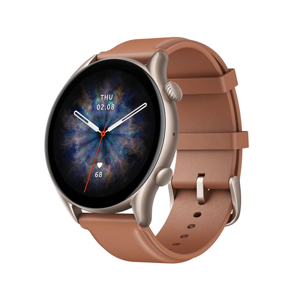 Amazfit GTR 3 Pro okosóra Brown Leather