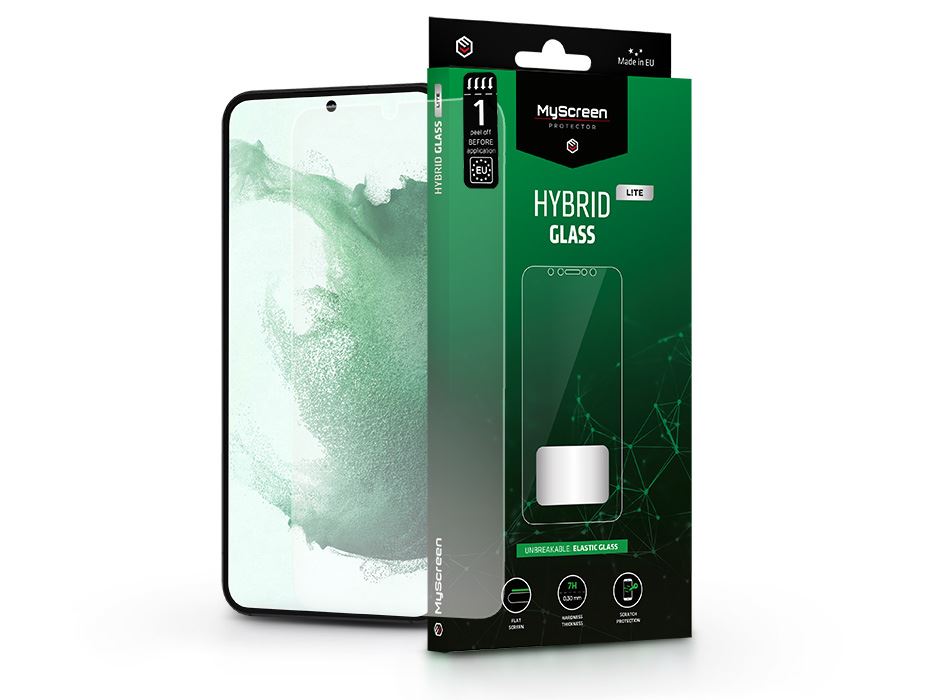 MyScreen Protector Hybrid Glass Lite Samsung S906 Galaxy S22+ 5G rugalmas üveg kijelzővédő fólia (LA-2127)