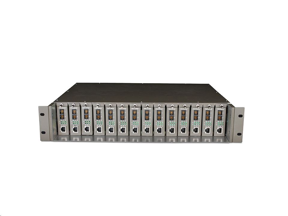 TP-Link TL-MC1400 14 férőhelyes rackbe szerelhető váz