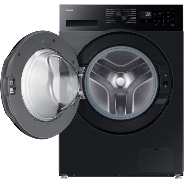 Samsung WW90DG5G34ABLE Elöltöltős keskeny mosógép Fekete - 9 kg,  1400 ford./perc, AI Ecobubble,