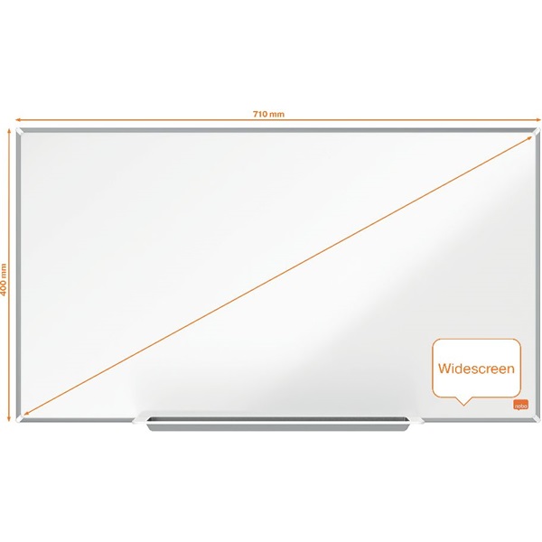 Nobo Impression Pro 71x40cm széles képarányú acél mágneses fehértábla Nobo Impression Pro 71x40cm széles képarányú acél mágneses fehértábla