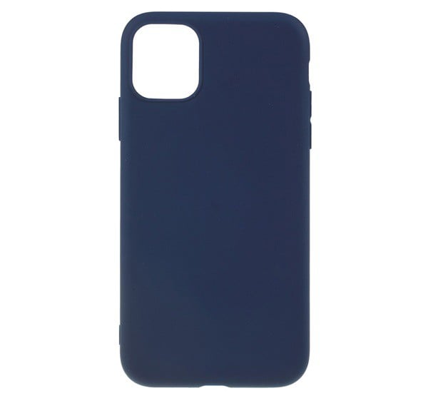 Szilikon telefonvédő (matt) SÖTÉTKÉK [Apple iPhone 11 Pro]
